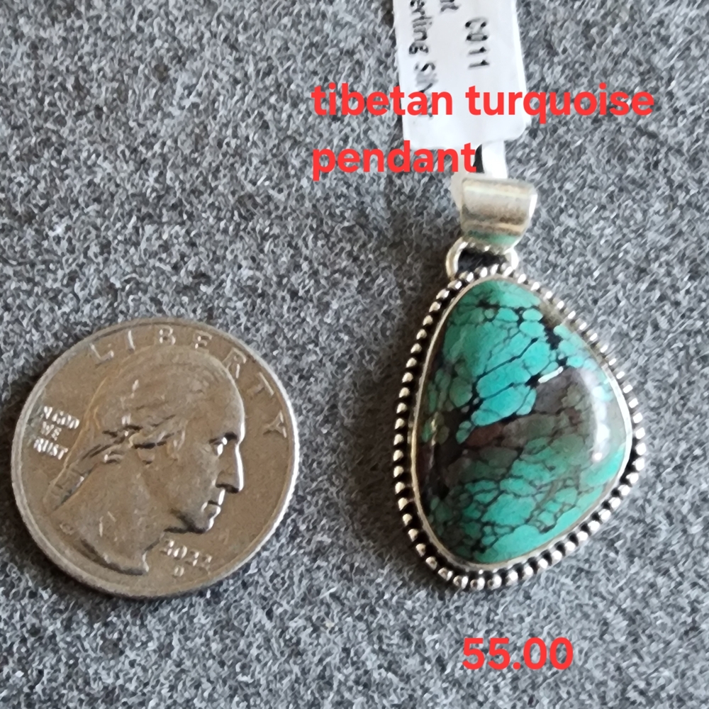 Tibetan Turquoise Pendant
